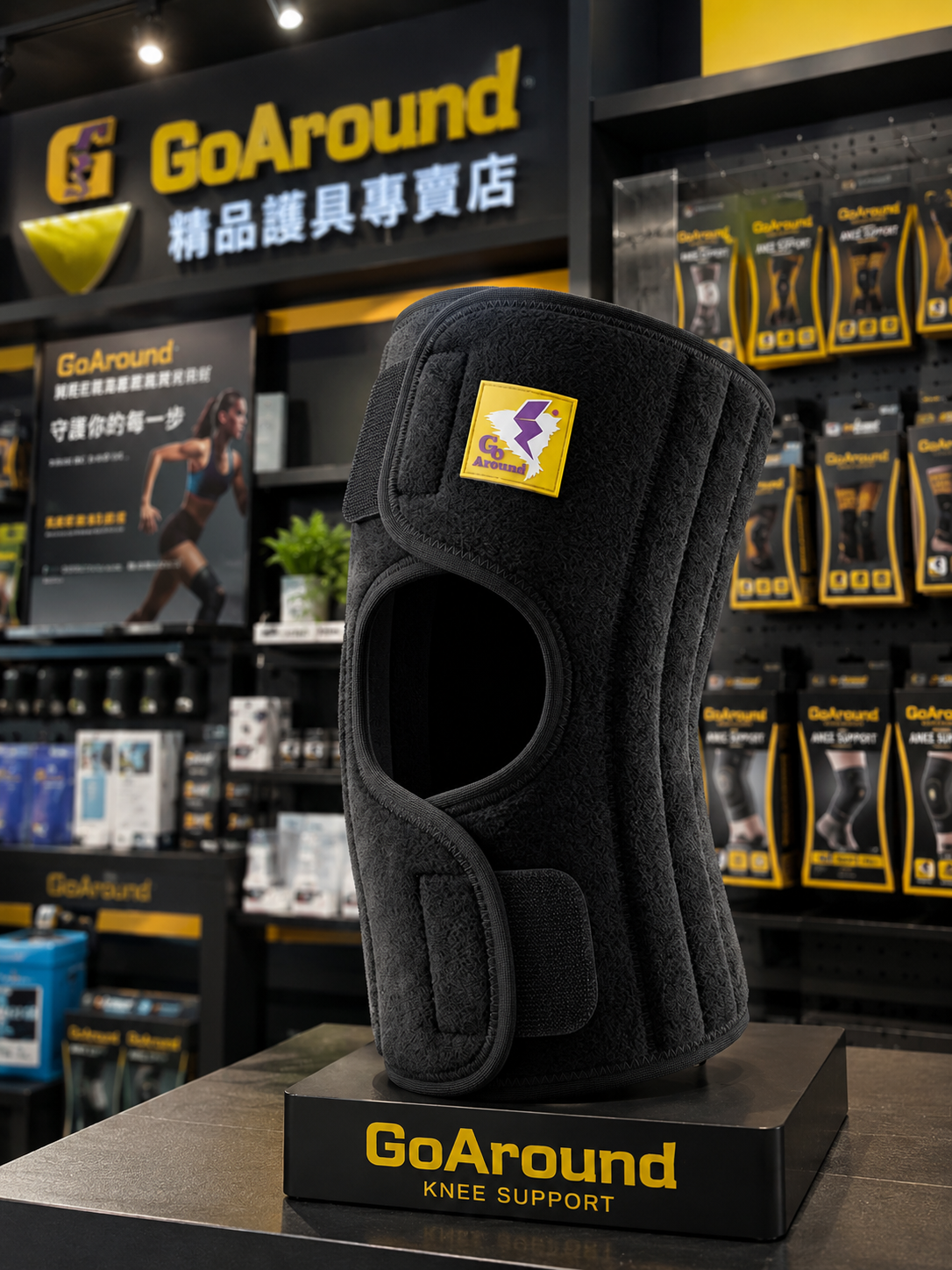 10吋涼感型石墨烯護膝(一入)[GoAround夠有勁護具]